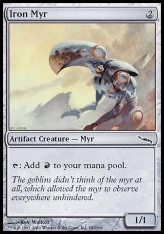 Iron Myr - MTG Magic the Gathering Card - FOIL