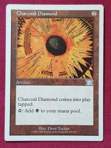 "Charcoal Diamond" - Magic The Gathering Card - 6th Edition
