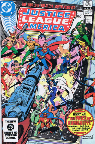 Justice League America #218 - #221 (4x Comics RUN) - DC - 1983