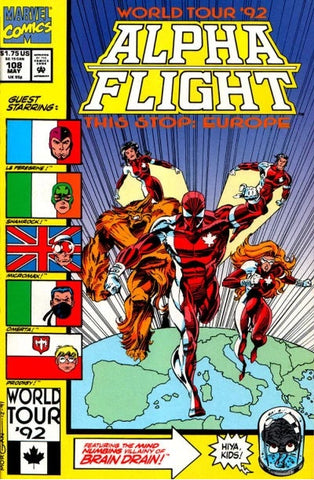 Alpha Flight #108 - Marvel Comics - 1991