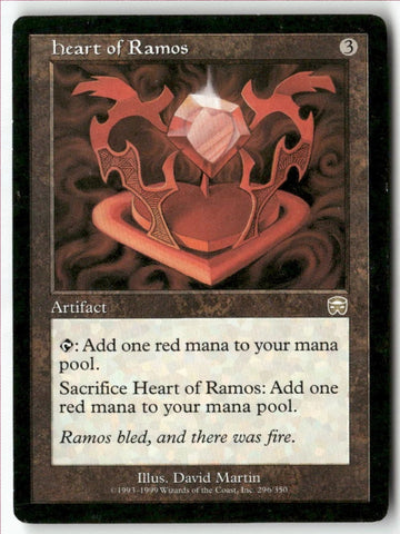"Heart Of Ramos" - Magic The Gathering Card - Mercadian Masques