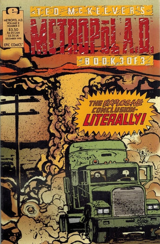 Metropol A.D. #3 - Epic Comics - 1992