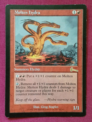 "Molten Hydra" - Magic The Gathering Card - Urza's Legacy