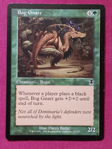 "Bog Gnarr" x4 - Magic The Gathering Card - Apocalypse - 4-Card Playset