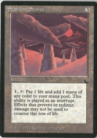 "Standing Stones" - Magic The Gathering - The Dark