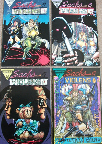 Sachs Violens #1 - #4 (SET of 4x Comics) - Epic Comics - 1989