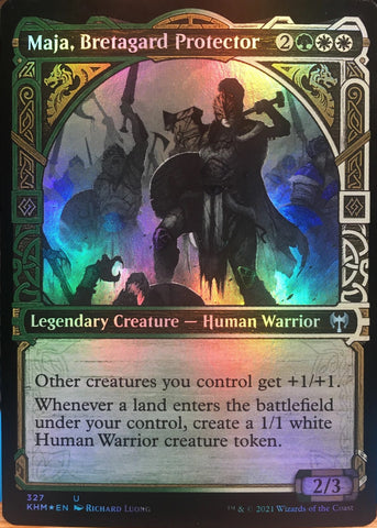 "Maja, Bretagard Protector" FOIL - Magic The Gathering Card - Kaldheim