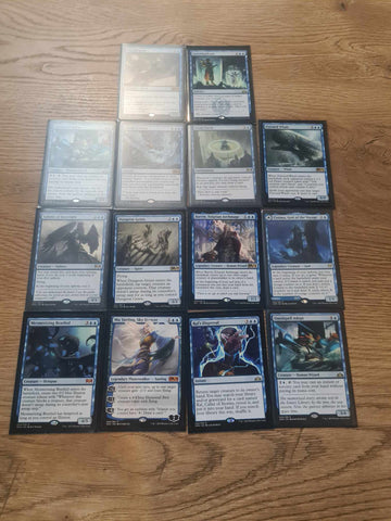 Lot of 14x Rare BLUE Cards - MTG Magic the Gathering - Lot A3