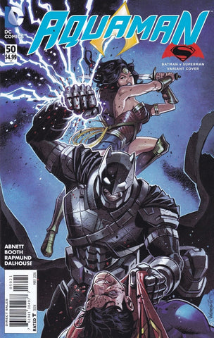 Aquaman #50 - DC Comics - 2016 - Batman v Superman Variant