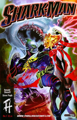 Shark-Man #1 - Image Comics - 2008 - Variant Cover A