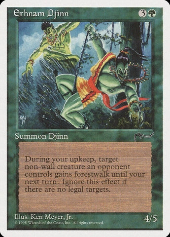 "Erhnam Djinn" x4 - Magic The Gathering Card - Chronicles - 4-Card Playset