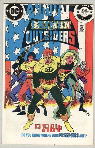 Batman and the Outsiders Annual #1 - DC Comics - 1984
