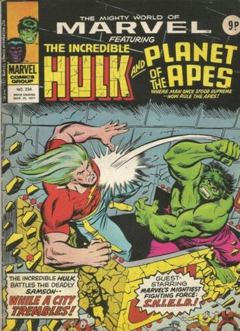 The Mighty World of Marvel #234 - Marvel Comics / British - 1977