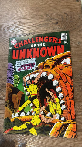 Challengers of the Unknown #59 - DC Comics - 1968