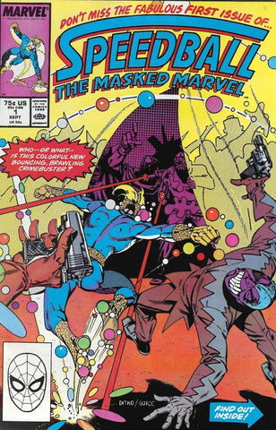 Speedball #1 - Marvel Comics - 1988