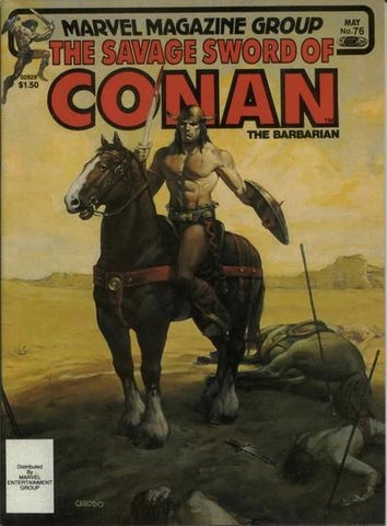 Savage Sword of Conan #76 - Marvel Magazines - 1980