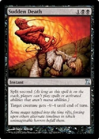 "Sudden Death" - Magic The Gathering Card - TSR