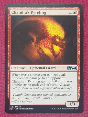 "Chandra's Pyreling" - Magic The Gathering - M21