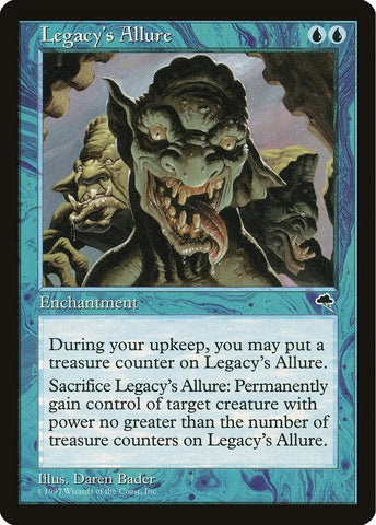 "Legacy's Allure" - Magic The Gathering Card - Tempest