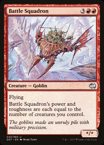 "Battle Squadron" - Magic The Gathering Card - DDT