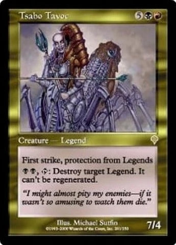 "Tsabo Tavoc" - Magic The Gathering Card - Invasion