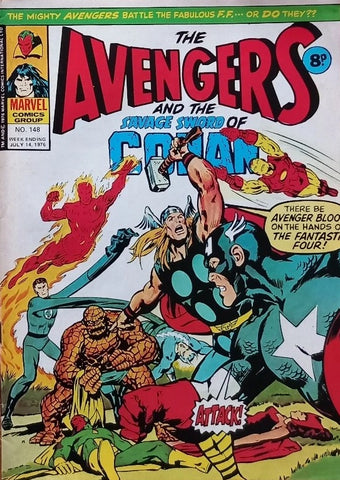 The Avengers #148 - Marvel Comics / British - 1976