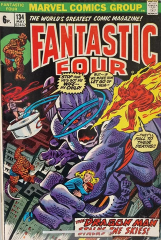 Fantastic Four #134 - Marvel Comics - 1973