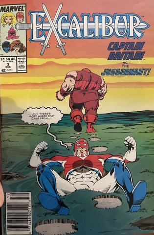 Excalibur #3 - Marvel Comics - 1988 - Newstand Variant