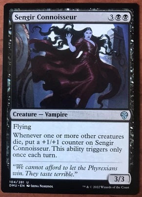 "Sengir Connoisseur" - Magic The Gathering Card - DMU