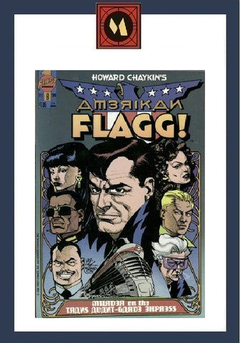 Amerikan Flagg! #8 - First Comics - 1988