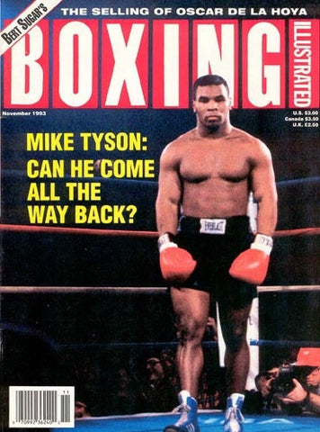 Boxing Illustrated Magazine - November 1993 - Mike Tyson Cover