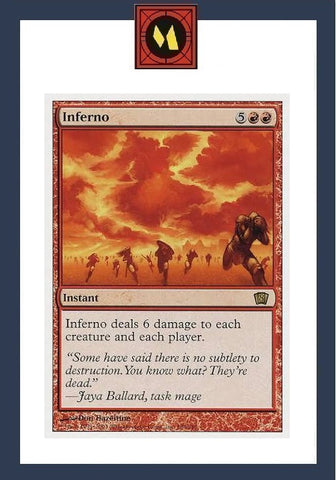 "Inferno" - Magic The Gathering Card - 8th Edition