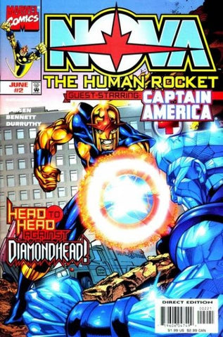 Nova The Human Rocket #2- Marvel Comics - 1999 - Variant Cover