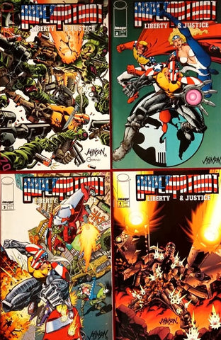 Superpatriot: Liberty & Justice #1- #4 - Image Comics - 1995