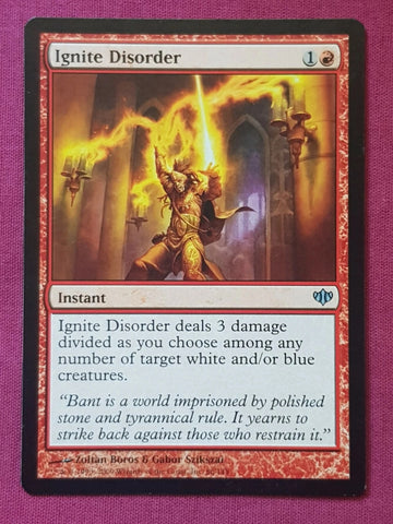 "Ignite Disorder" - Magic The Gathering Card - Conflux