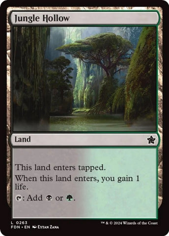 "Jungle Hollow" - Magic The Gathering Card - M20