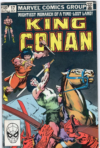 King Conan #17- Marvel Comic - 1983