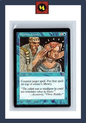 "Memory Lapse" x4 - Magic The Gathering - Mirage - 4-Card Playset