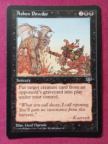 "Ashen Powder" - Magic The Gathering Card - Mirage