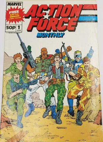 Action Force Monthly #1 - #15 (15x Comics RUN) - Marvel Comics - 1988+