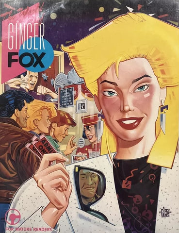 The World of Ginger Fox GN by Mike Baron - Comico - 1986