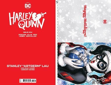 Harley Quinn #34 - DC Comics - 2023 - Lau Holiday Variant