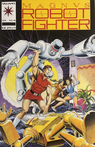 Magnus Robot Fighter #18 - #21 (4x Comics RUN) - Valiant - 1992/93