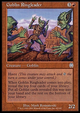 "Goblin Ringleader" - Magic The Gathering Card - Apocalypse