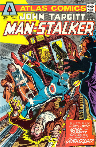 John Targitt: Man-Stalker #2 - Atlas Comics - 1975