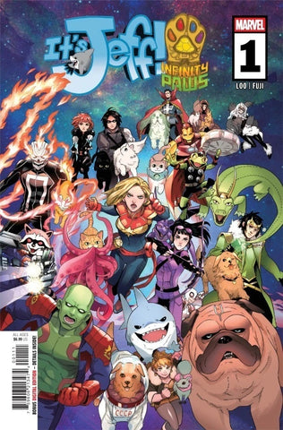 It's Jeff!: Infinity Paws #1 - Marvel Comics - 2025 - Gurihiru Cover