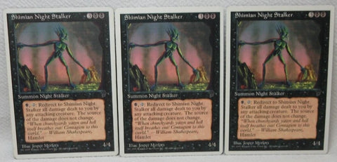 "Shimian Night Stalker" x3 - Magic The Gathering Card - Chronicles