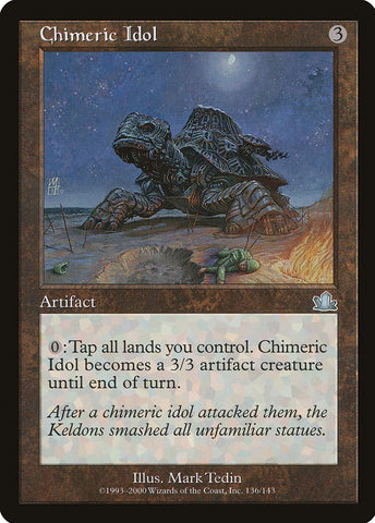 "Chimeric Idol" - Magic The Gathering Card - Prophecy