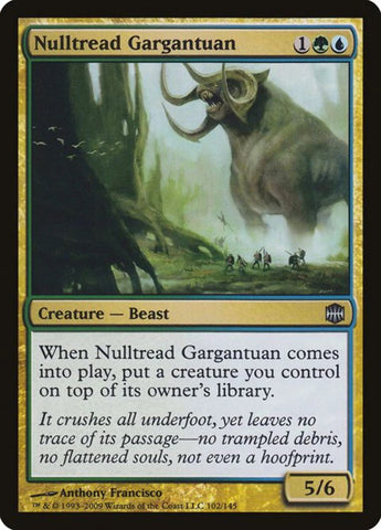 "Nulltread Gargantuan" x4 - Magic The Gathering - Alara Reborn - 4-Cards