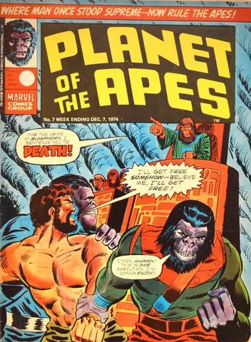 Planet of the Apes #7 - Marvel Comics - 1974